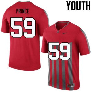 Youth Ohio State Buckeyes #59 Isaiah Prince Throwback Nike NCAA College Football Jersey March VNI2744AA